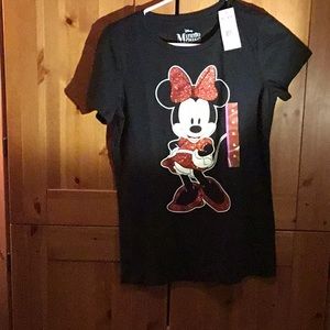 Black Minnie Walt Disney T-Shirt